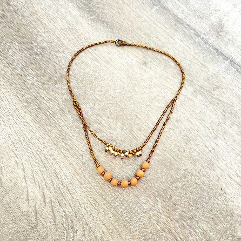 Trades of Hope beaded choker necklace.